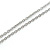 Open Cut Crystal Ring Pendant with Silver Tone Chain - 40cm L/ 6cm Ext - view 8