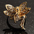 Gold-Tone Fairy Wishing Crystal Ring - view 8