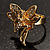 Gold-Tone Fairy Wishing Crystal Ring - view 9