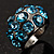 Sky Blue Crystal Band Ring - view 5