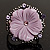Antique Silver Lavender Flower Ring - view 4