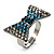 Exquisite Crystal Bow Ring (Silver Tone) - view 8