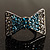 Exquisite Crystal Bow Ring (Silver Tone) - view 7