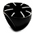 Black Resin Shell Inlay 'Stamp' Ring - view 8