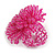 Light Pink Glass Bead Flower Stretch Ring - view 8