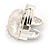Crystal Bunny Ring In Rhodium Plating - Size 7/8 - view 2