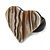 30mm/Cream/Natural Heart Shape Sea Shell Ring/Handmade/ Slight Variation In Colour/Natural Irregularities - view 6