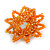 35mm D/Orange Glass/Acrylic Bead Sunflower Stretch Ring - Size S - view 5