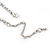Black Enamel 'Star' Necklace & Drop Earrings Set In Silver Plating - 38cm Length/ 6cm Extension - view 6