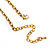 Burn Gold Diamante 'Flower' Necklace With Blue Stones & Stud Earrings Set - 42cm Length/ 6cm Extension - view 6