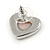 Romantic Crystal Multi Heart Necklace and Stud Earrings Set In Rhodium Plating (Pink) - 40cm L/ 8cm Ext - Gift Boxed - view 8